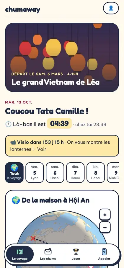 Le carnet de la famille restée à la maison
